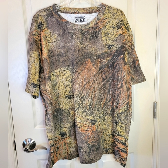 Hunting Zone - Mens Mossy Oak Cami Shurt Size 2XL - Picture 1 of 6